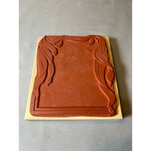 Large Size Frame Rubber Crafting Stamp - Picture 2 of 4